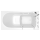 Gelcoat Value Series 30 x 60 -Inch Walk-in Tub With Soaker System - Right-Hand Drain With Faucet, 3060.509.SRW
