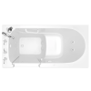 Gelcoat Value Series 30 x 60 -Inch Walk-in Tub With Whirlpool System - Left-Hand Drain With Faucet, 3060.509.WLW