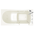 Gelcoat Value Series 30 x 60 -Inch Walk-in Tub With Whirlpool System - Right-Hand Drain With Faucet, 3060.509.WRL