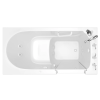 Gelcoat Value Series 30 x 60 -Inch Walk-in Tub With Whirlpool System - Right-Hand Drain With Faucet, 3060.509.WRW