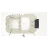 Gelcoat Premium Series 32 x 52 -Inch Walk-in Tub With Combination Air Spa and Whirlpool Systems - Left-Hand Drain, 3252OD.105.CLL-PC