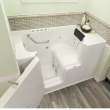 Gelcoat Premium Series 32 x 52 -Inch Walk-in Tub With Combination Air Spa and Whirlpool Systems - Left-Hand Drain, 3252OD.105.CLW-PC