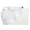 Gelcoat Premium Series 32 x 52 -Inch Walk-in Tub With Combination Air Spa and Whirlpool Systems - Left-Hand Drain, 3252OD.105.CLW-PC