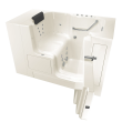 Gelcoat Premium Series 32 x 52 -Inch Walk-in Tub With Combination Air Spa and Whirlpool Systems - Right-Hand Drain, 3252OD.105.CRL-PC