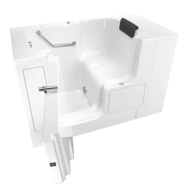 Gelcoat Premium Series 32 x 52 -Inch Walk-in Tub With Soaker System - Left-Hand Drain, 3252OD.105.SLW-PC