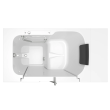 Gelcoat Premium Series 32 x 52 -Inch Walk-in Tub With Soaker System - Left-Hand Drain, 3252OD.105.SLW-PC