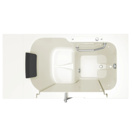 Gelcoat Premium Series 32 x 52 -Inch Walk-in Tub With Soaker System - Right-Hand Drain, 3252OD.105.SRL-PC