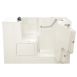 Gelcoat Premium Series 32 x 52 -Inch Walk-in Tub With Soaker System - Right-Hand Drain, 3252OD.105.SRL-PC