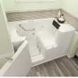 Gelcoat Premium Series 32 x 52 -Inch Walk-in Tub With Whirlpool System - Left-Hand Drain, 3252OD.105.WLW-PC