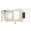 Gelcoat Premium Series 32 x 52 -Inch Walk-in Tub With Air Spa System - Left-Hand Drain With Faucet, 3252OD.109.ALL-PC