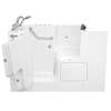Gelcoat Premium Series 32 x 52 -Inch Walk-in Tub With Combination Air Spa and Whirlpool Systems - Left-Hand Drain With Faucet, 3252OD.109.CLW-PC