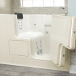 Gelcoat Premium Series 32 x 52 -Inch Walk-in Tub With Combination Air Spa and Whirlpool Systems - Right-Hand Drain With Faucet, 3252OD.109.CRL-PC