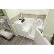 Gelcoat Premium Series 32 x 52 -Inch Walk-in Tub With Combination Air Spa and Whirlpool Systems - Right-Hand Drain With Faucet, 3252OD.109.CRW-PC