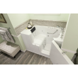 Gelcoat Premium Series 32 x 52 -Inch Walk-in Tub With Combination Air Spa and Whirlpool Systems - Right-Hand Drain With Faucet, 3252OD.109.CRW-PC