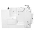 Gelcoat Premium Series 32 x 52 -Inch Walk-in Tub With Combination Air Spa and Whirlpool Systems - Right-Hand Drain With Faucet, 3252OD.109.CRW-PC