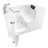 Gelcoat Premium Series 32 x 52 -Inch Walk-in Tub With Soaker System - Left-Hand Drain With Faucet, 3252OD.109.SLW-PC