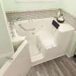 Gelcoat Premium Series 32 x 52 -Inch Walk-in Tub With Whirlpool System - Left-Hand Drain With Faucet, 3252OD.109.WLL-PC
