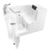 Gelcoat Premium Series 32 x 52 -Inch Walk-in Tub With Whirlpool System - Left-Hand Drain With Faucet, 3252OD.109.WLW-PC