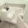 Gelcoat Premium Series 32 x 52 -Inch Walk-in Tub With Whirlpool System - Right-Hand Drain With Faucet, 3252OD.109.WRL-PC