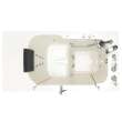 Gelcoat Premium Series 32 x 52 -Inch Walk-in Tub With Whirlpool System - Right-Hand Drain With Faucet, 3252OD.109.WRL-PC