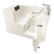 Gelcoat Premium Series 32 x 52 -Inch Walk-in Tub With Whirlpool System - Right-Hand Drain With Faucet, 3252OD.109.WRL-PC