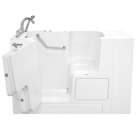 Gelcoat Value Series 32 x 52 -Inch Walk-in Tub With Air Spa System - Left-Hand Drain With Faucet, 3252OD.709.ALW-PC