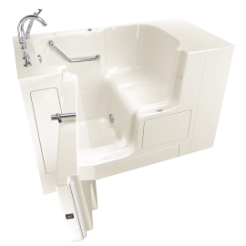 Gelcoat Value Series 32 x 52 -Inch Walk-in Tub With Soaker System - Left-Hand Drain With Faucet, 3252OD.709.SLL-PC