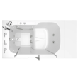 Gelcoat Value Series 32 x 52 -Inch Walk-in Tub With Whirlpool System - Left-Hand Drain With Faucet, 3252OD.709.WLW-PC