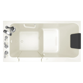 Acrylic Luxury Series 32 x 60 -Inch Walk-in Tub With Air Spa System - Left-Hand Drain With Faucet, 3260.219.ALL