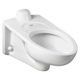 Afwall(R) Millennium(R) 1.1 - 1.6 gpf (4.2 - 6.0 Lpf) Back Spud Elongated Wall-Hung EverClean(R) Bowl, 3353101.020
