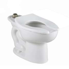 Madera 1.1 - 1.6 gpf (4.2 - 6.0 Lpf) Chair Height Top Spud Elongated EverClean(R) Bowl With Bedpan Lugs, 3462001.020