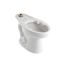 Madera 1.1 - 1.6 gpf (4.2 - 6.0 Lpf) Chair Height Top Spud Elongated EverClean(R) Bowl With Bedpan Lugs, 4 Anchoring Holes, 3466001.020