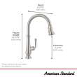 Delancey(R) Single-Handle Pull-Down Dual Spray Function Kitchen Faucet 1.5 gpm/5.7 L/min, 4279300.002
