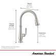 Delancey(R) Single-Handle Pull-Down Dual Spray Function Kitchen Faucet 1.5 gpm/5.7 L/min, 4279300.GN0