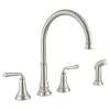 Delancey(R) 2-Handle Widespread Kitchen Faucet 1.5 gpm/5.7 L/min With Side Spray, 4279701.075