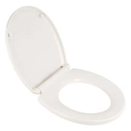 Traditional Slow-Close & Easy Lift-Off Round Front Toilet Seat, 5020B65G.020