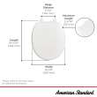 Transitional Slow-Close & Easy Lift-Off Round Front Toilet Seat, 5024B65G.020