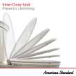 Cardiff Slow-Close Round Front Toilet Seat, 5259B65MT.020