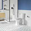 Cardiff Slow-Close Round Front Toilet Seat, 5259B65MT.020