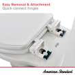 Champion(R) Slow-Close & Easy Lift-Off Elongated Toilet Seat, 5321A65CT.020