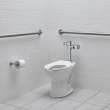 Commercial Heavy Duty Open Front Elongated Toilet Seat, 5901100.020