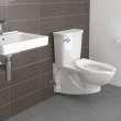Commercial Heavy Duty Open Front Elongated Toilet Seat, 5901100.020