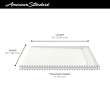 Townsend 60 x 30-Inch Single Threshold Shower Base With Right-Hand Outlet, 6030SM-RHOL.218