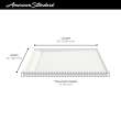 Townsend 60 x 32-Inch Single Threshold Shower Base With Left-Hand Outlet, 6032SM-LHOL.218