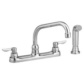 Monterrey(R) Top Mount Kitchen Faucet With Tubular Spout and Lever Handles 1.5 gpm/5.7 L/min Less Spray, 6408140.002