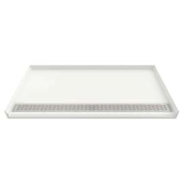 Townsend 64 x 34-Inch Single Threshold ADA Shower Base With Linear Drain, 6434AM-FCOL.218
