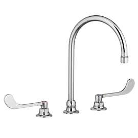 Monterrey(R) 8-Inch Widespread Gooseneck Faucet With 6-inch Wrist Blade Handles 1.5 gpm/5.7 Lpm, 6540168.002