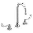 Monterrey(R) 8-Inch Widespread Gooseneck Faucet With Wrist Blade Handles 0.5 gpm/1.9 Lpm With Flexible Underbody, 6540275.002