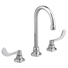 Monterrey(R) 8-Inch Widespread Gooseneck Faucet With Wrist Blade Handles 1.5 gpm/5.7 Lpm With Limited Swivel, 6545170.002