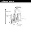 Edgemere(R) 4-Inch Centerset 2-Handle Bathroom Faucet 1.2 gmp/4.5 L/min With Lever Handles, 7018201.243